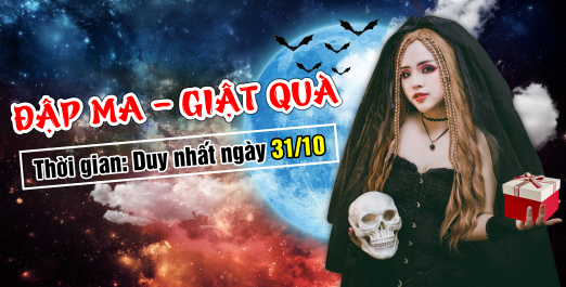 Event Halloween: Đập Ma - Giật Quà