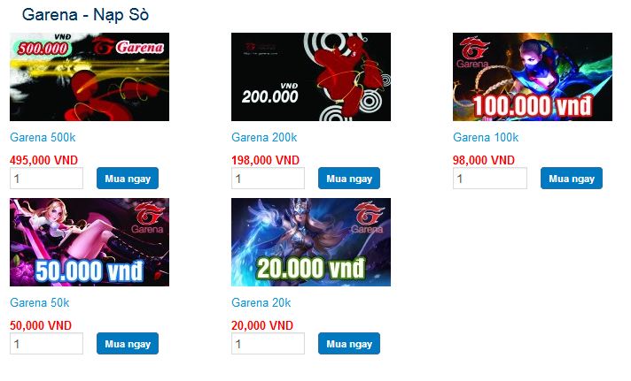Cách mua thẻ garena online nhận ngay ưu đãi khủng tại tiengame.com