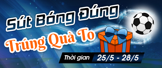 Sút bóng đúng- Trúng quà to