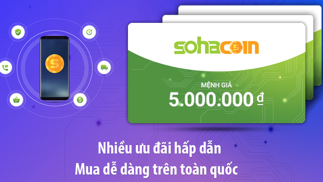 Bí kíp mua thẻ Sohacoin giá rẻ nhất thì trường