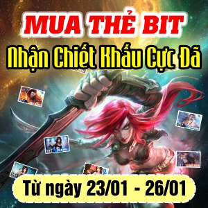 Mua Thẻ Bit Nhận Chiết Khấu Cực Đã