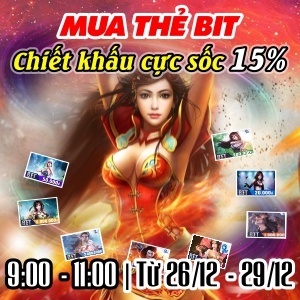 Mua thẻ bit chiết khấu cực thấp 15%