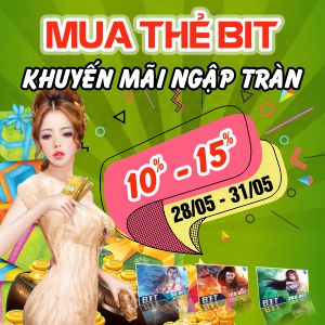 MUA THẺ BIT KHUYẾN MÃI NGẬP TRÀN