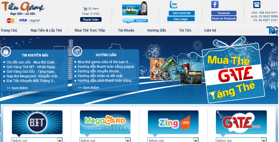 Mua card game online giá rẻ, nhanh chóng và an toàn