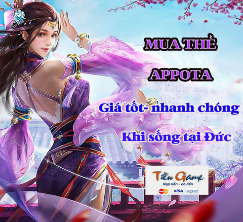 Bật mí  cách mua thẻ Appota online giá cực tốt khi sống tại Đức