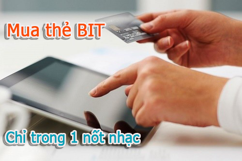 Cách mua thẻ bit trong vòng một nốt nhạc