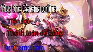 Mua thẻ Garena online tiện lợi và thanh toán dễ dàng chỉ với vài thao tác