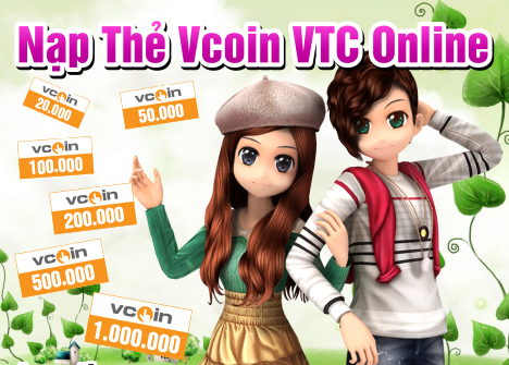 Thẻ vcoin online - Mua ngay tại nhà không cần đi xa