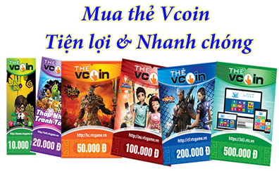 Cách mua thẻ vcoin online chiết khấu cao nhất