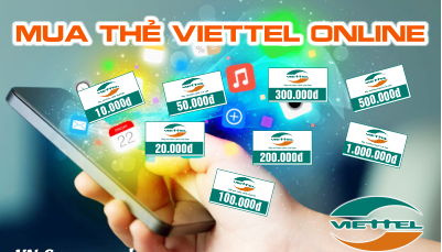 Mua thẻ viettel online chiết khấu hấp dẫn