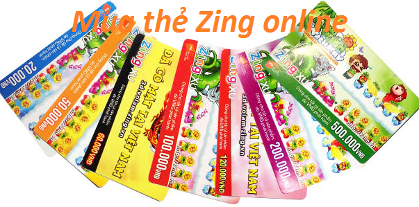 Cách mua thẻ zing thần tốc nạp game online