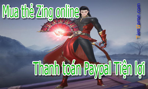Mua thẻ Zing online thanh toán Paypal tiện lợi