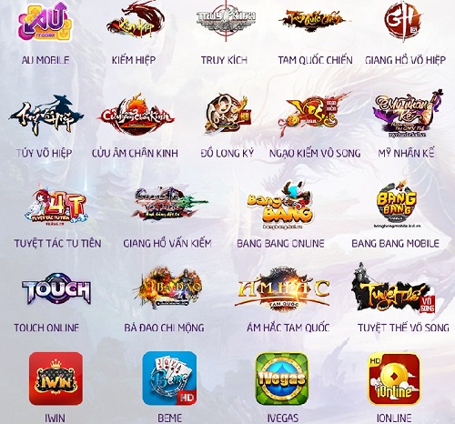 Tổng hợp các game online sử dụng thẻ bit