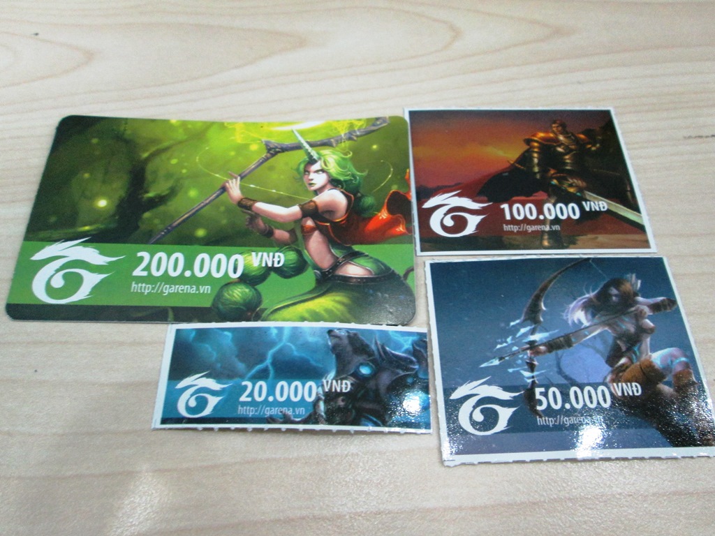 Mã Thẻ Garena - Thẻ Nạp Cho Game Thủ Của Garena