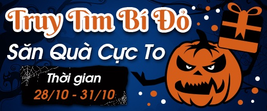Truy tìm bí đỏ- Săn quà cực to
