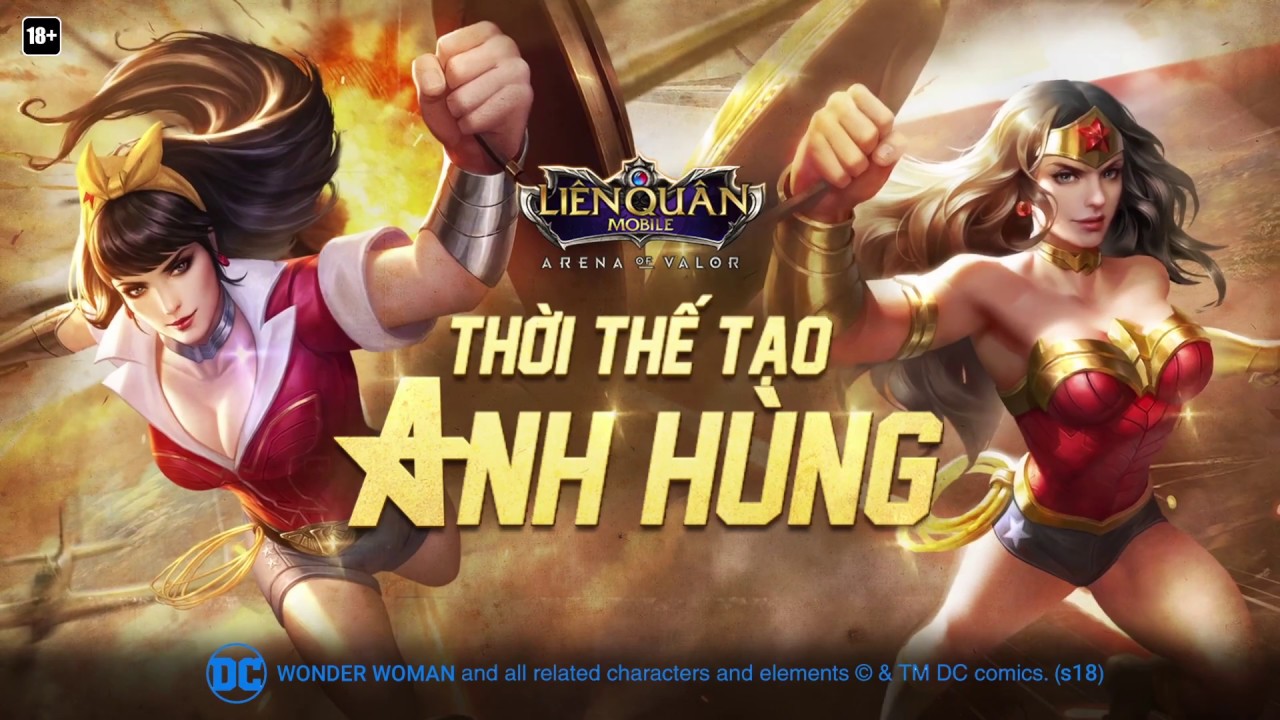 Wonder Woman – Đấu sĩ leo ranh mạnh nhất liên quân mobile