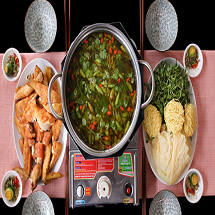 Combo Lẩu gà ớt hiểm ,gà nướng