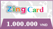 Zing card 1 Triệu